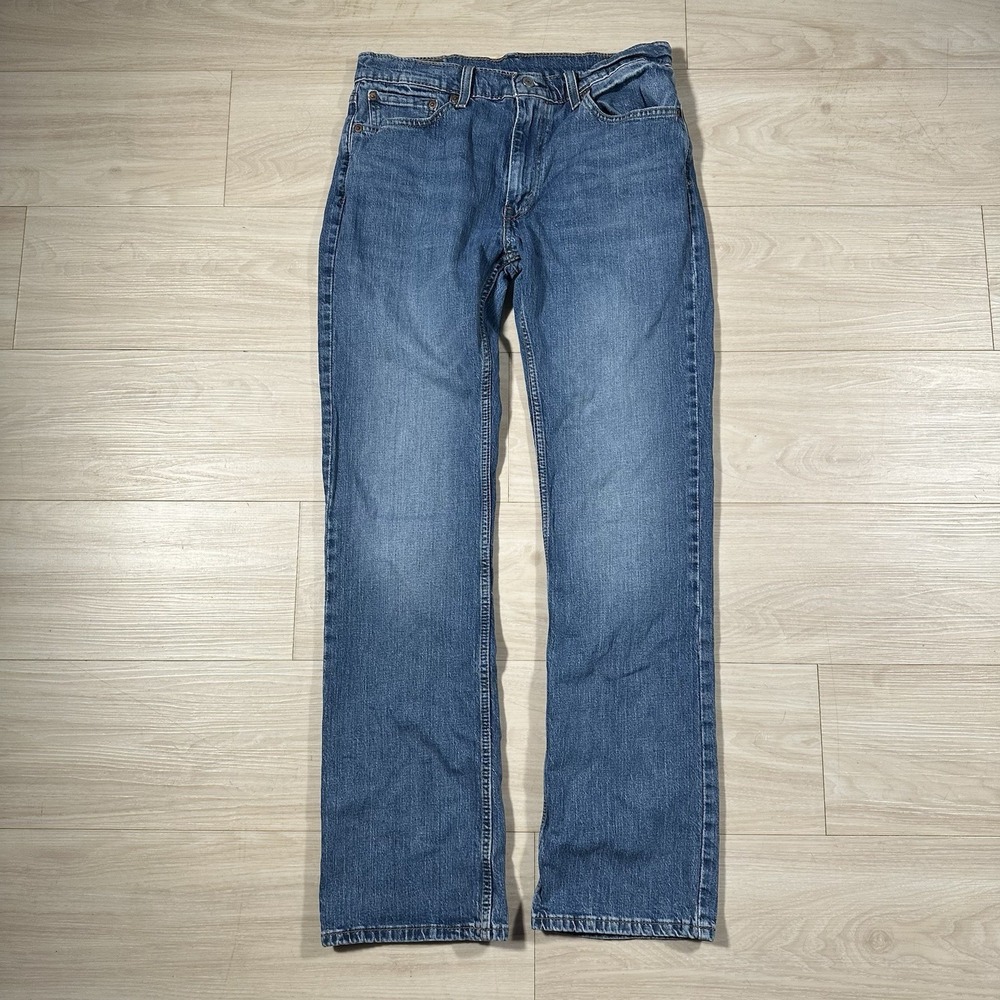 Levi's 527 Jeans Mens 33x34 (actual 33x33) Low Boot Cut Cowboy Cotton Red Tab